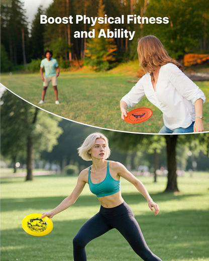 Disc Golf Set, 5 PCS Beginners Flying Discs, Disc Golf Starter Set for Full-Body Strength Training, with Putter, Mid-Range, Driver, Mini Marker, PDGA Approved for Outdoor Backyard, Lawn, Beach