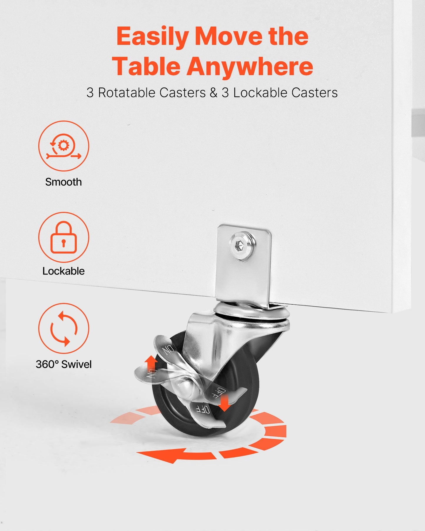 Hopfällbart sybord, multifunktionellt symaskinsbord med skåp, kompakt design, hjul, träpinnar, förvaringsfack och hyllplan, magnetisk dörr, hobbystation och sidobord för hemmet, vit