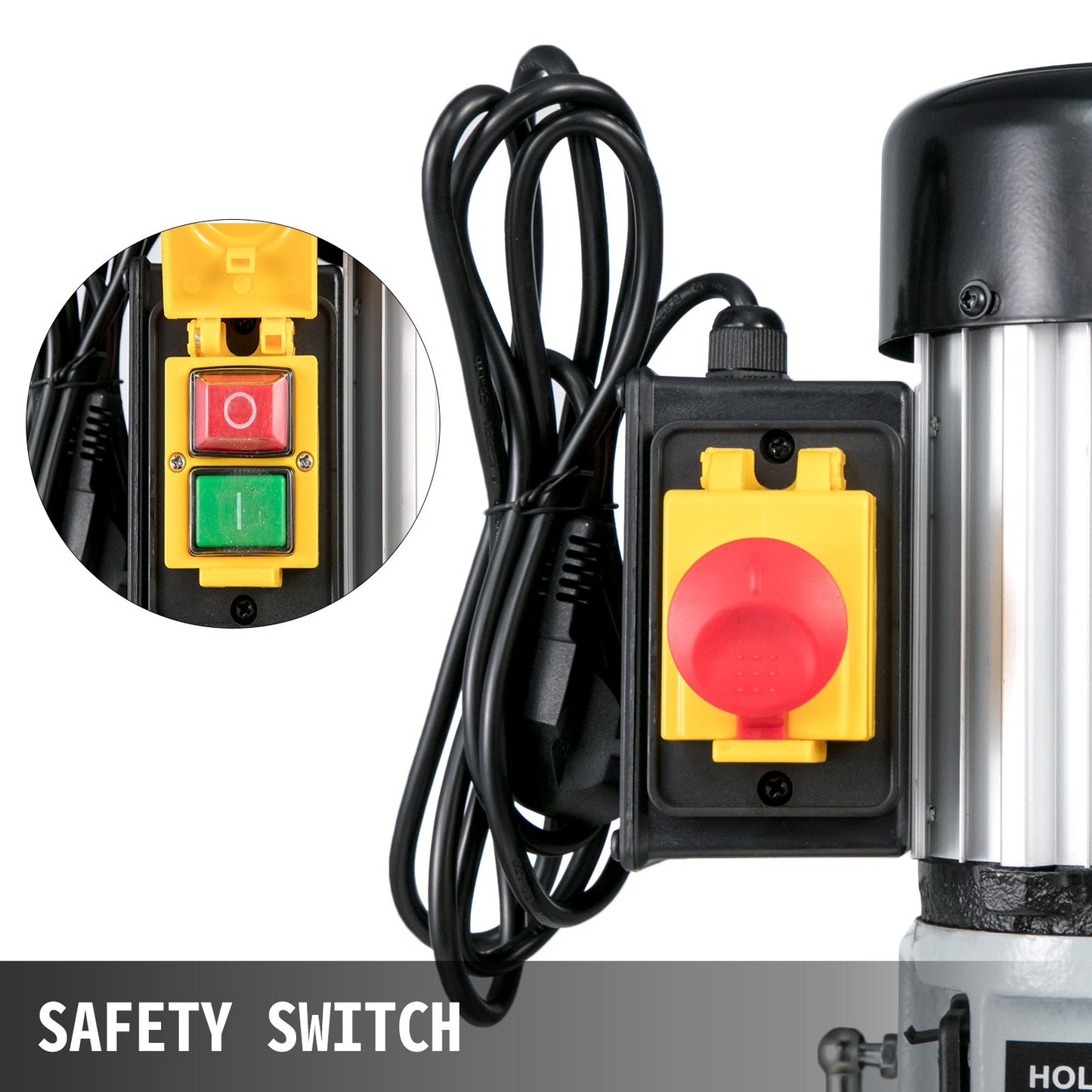 Bench Morticer 373 W(1/2 HP) 1400RPM Benchtop Drill Presses 13mm Chuck Capacity Benchtop Mortising Machine 27 kg(60 Pounds) Weigh For Cutting Wooden Mortises Internal grinding Metal Drilling