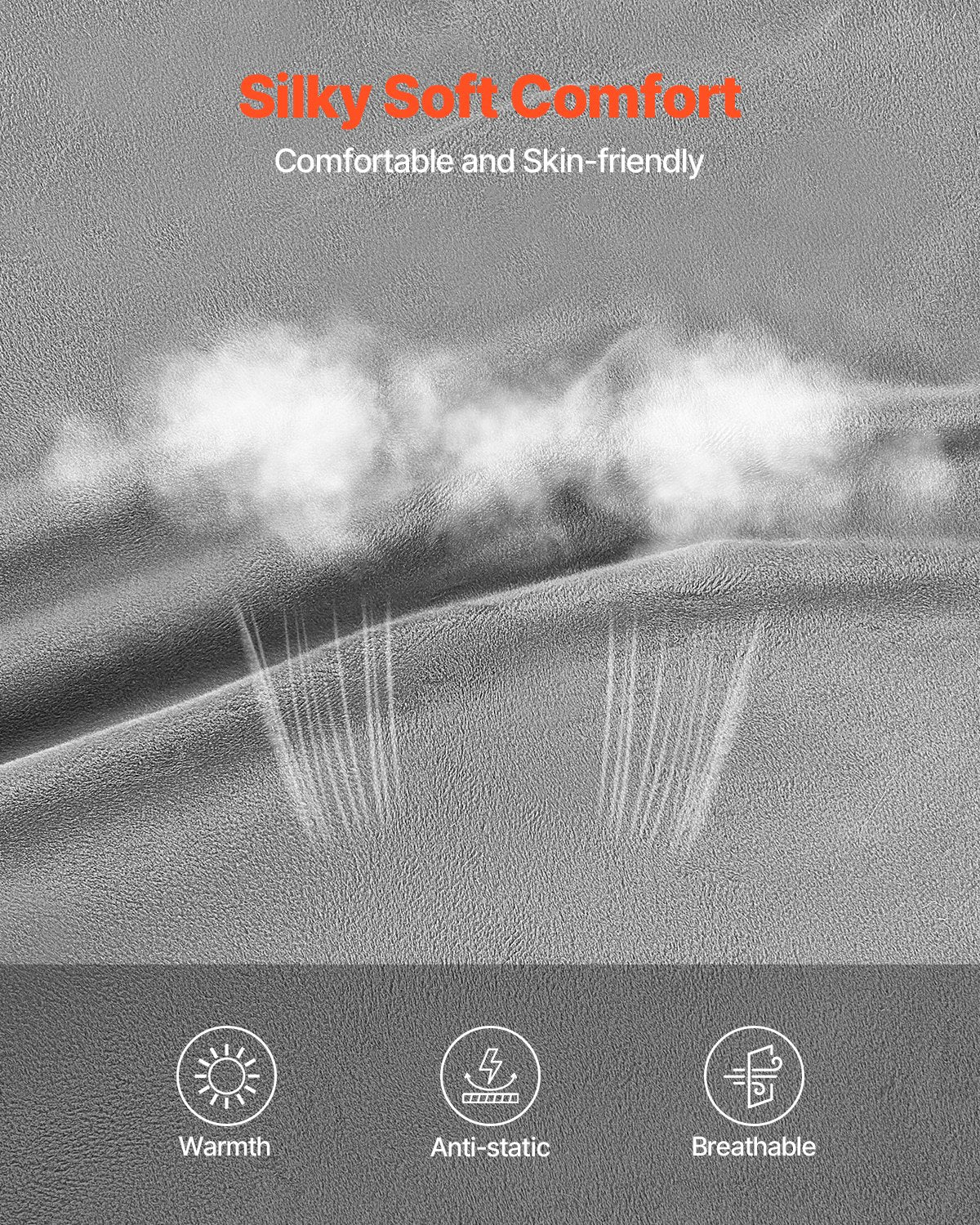 Bean Bag Chair, BeanBag Sofa Chair with Armrests for Adults, Fluffy Plush & High-Density Foam Filling Adult Bean Bag with Zapper, Comfy Lazy Sofa Chair Ideal for Living Room, Bedroom, Grey