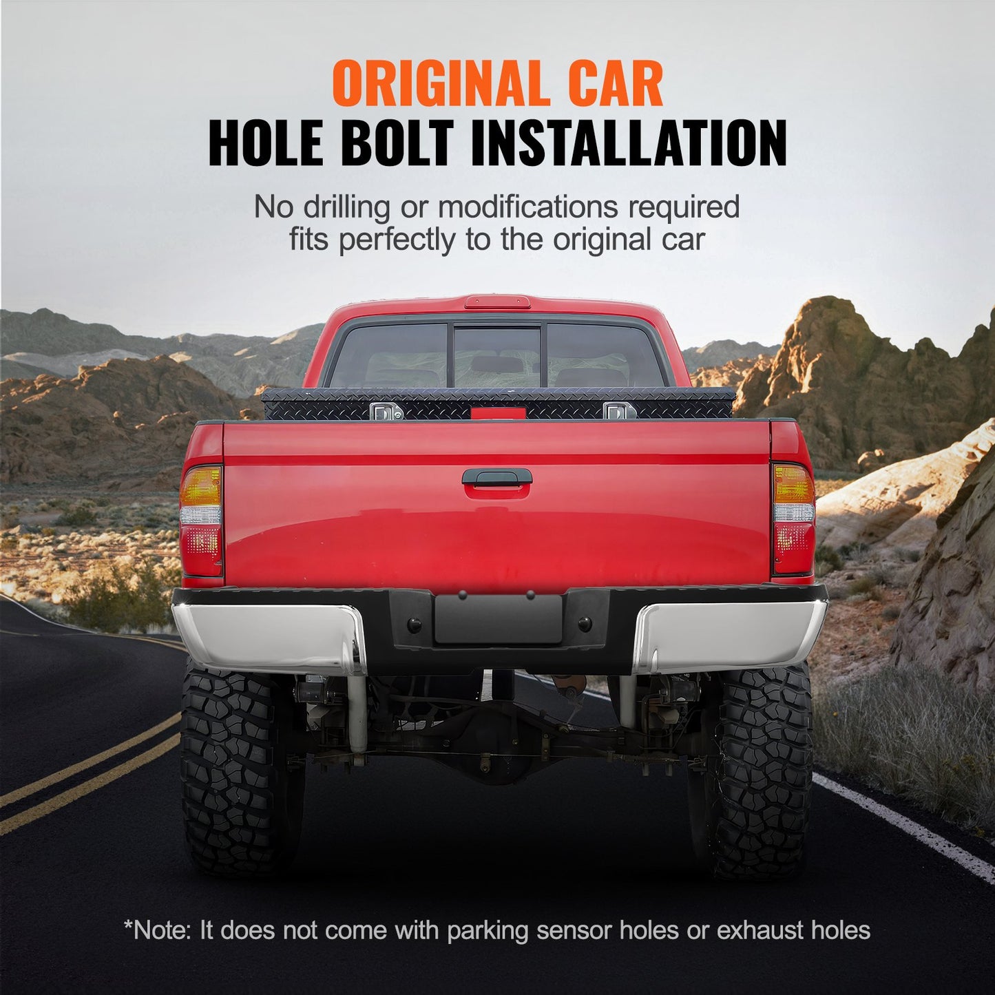 Rear Step Bumper, Compatible with 2008-2016-Ford F250/Ford F350 Super Duty, Chrome Steel Back Bumper, Assembly Replacement Rear Bumper with License Plate Light and Step Pad, for FO1103148