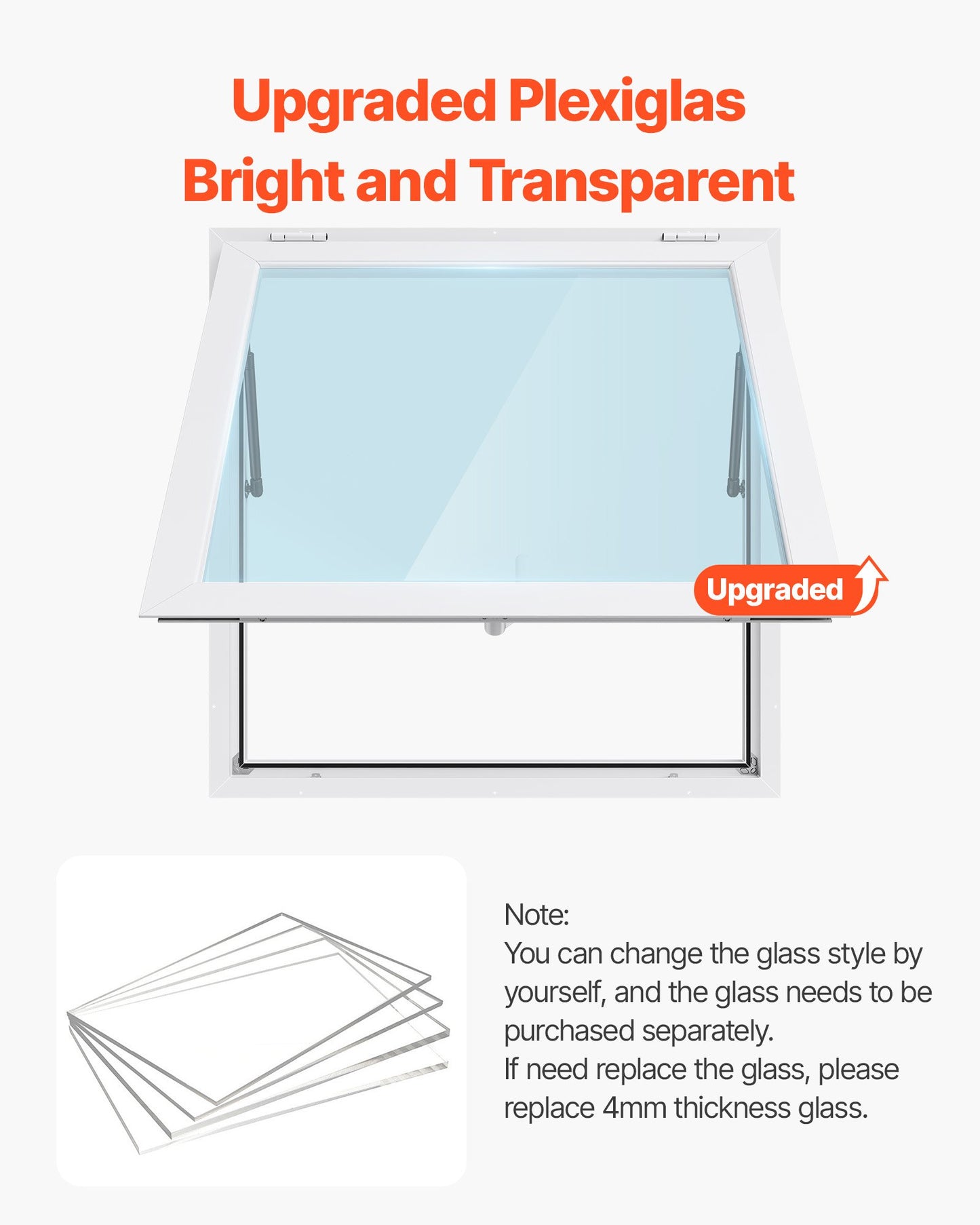Koncessionsfönster 92x92 cm, servicefönster med aluminiumram för food truck, upp till 85 graders ställfönster med markisdörr och dragkrok, regnvattentåligt för koncessionsvagnar