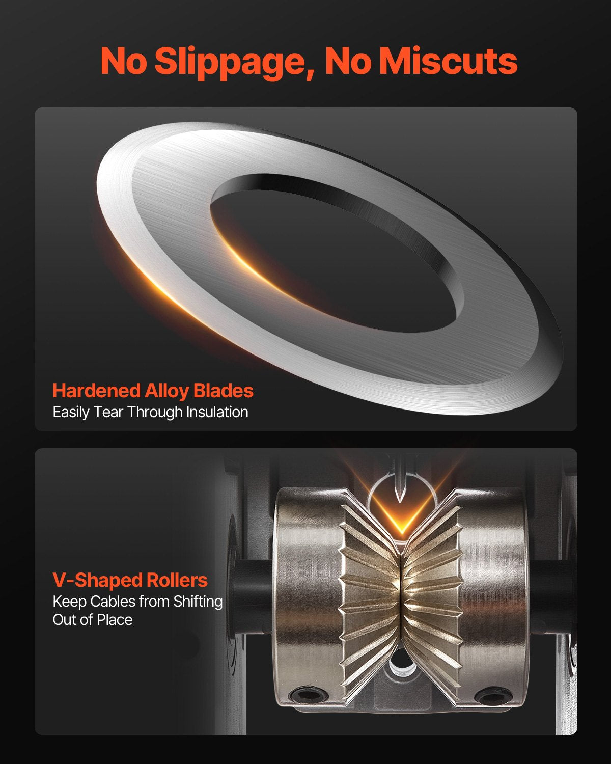 Electric Automatic Wire Stripper Stripping Machine 1,5-40 mm (0.06-1.57 in) 400W Motor