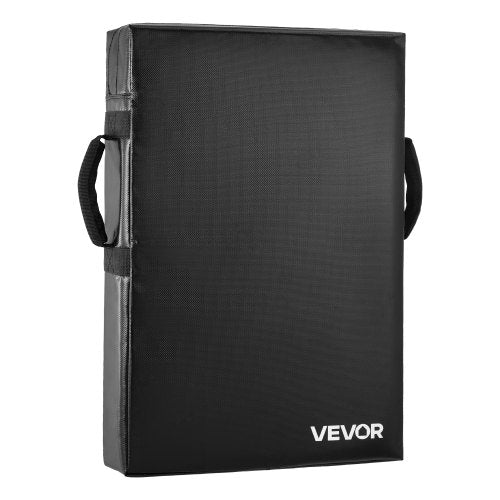 Blockeringsdocka för fotboll, 24x16 tum blockeringsdynor, sparkskydd med handtag, tacklingsdocka med hög densitet, kraftig träningsutrustning för basket, hockey, lacrosse, svart, 1 st