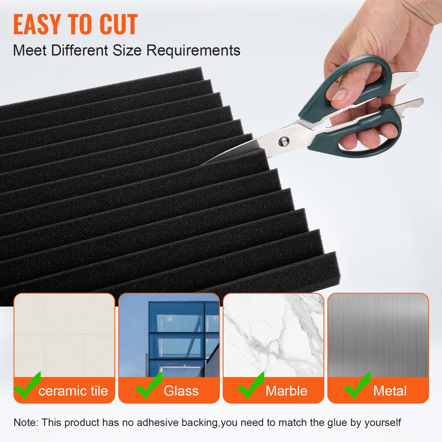 Acoustic Foam Panels, 80 Pack 12 x 12 x 1 inches, High Density Soundproof Wall Panels,Fire-Resistant Acoustic Panels,Sound Dampening Absorbing Panels for Studio Wall and Ceiling,Black