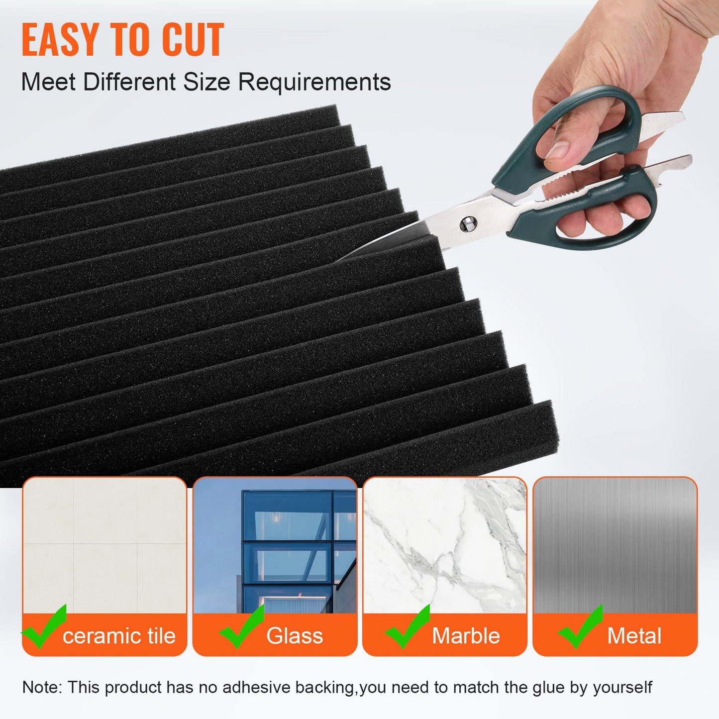 Acoustic Foam Panels, 52 Pack 12 x 12 x 1 inches, High Density Soundproof Wall Panels,Fire-Resistant Acoustic Panels,Sound Dampening Absorbing Panels for Studio Wall and Ceiling,Black