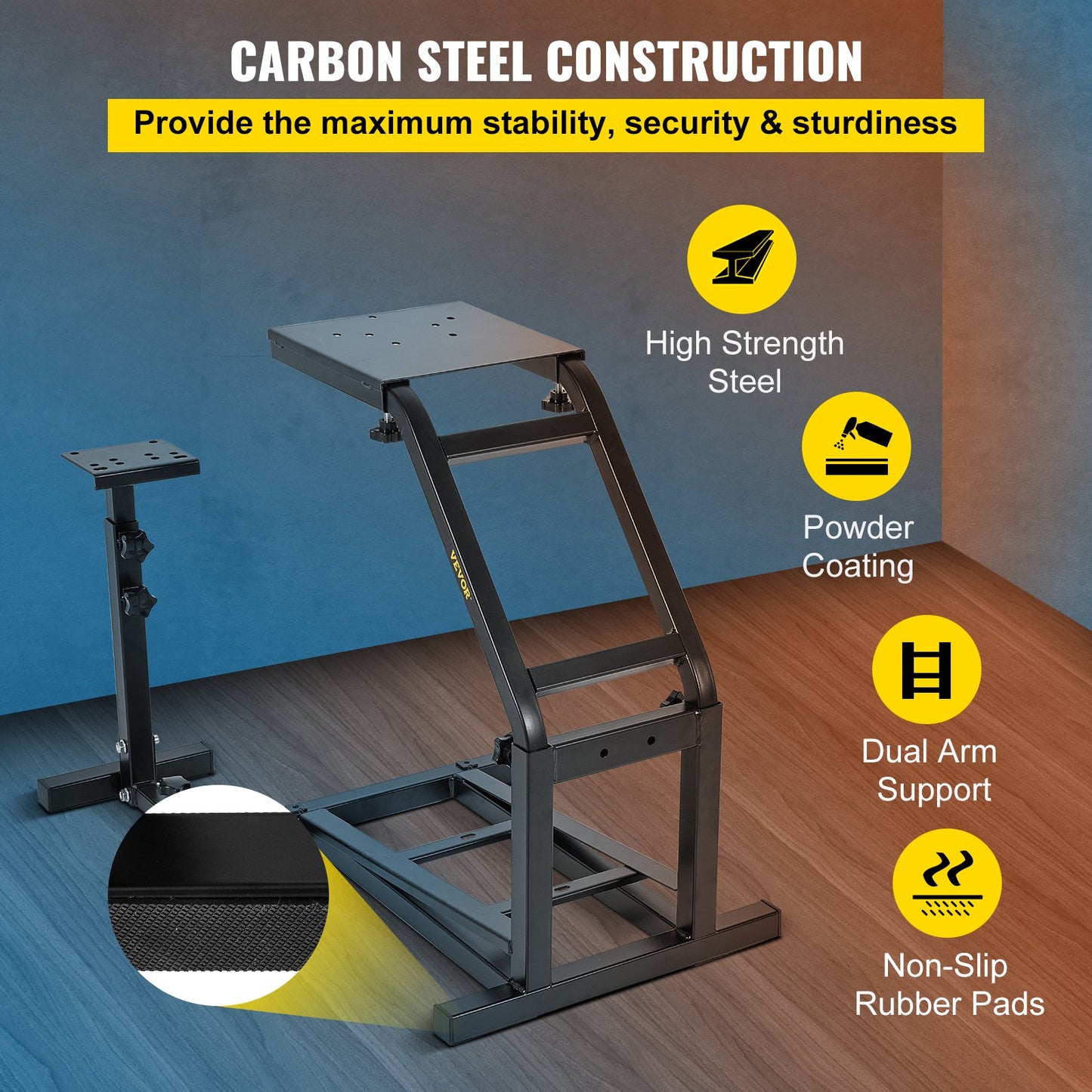 G29, G27 and G25 Racing Simulator Steering Wheel Stand GT Racing Simulator Steering Wheel Stand,Wheel Support and Pedal not Included