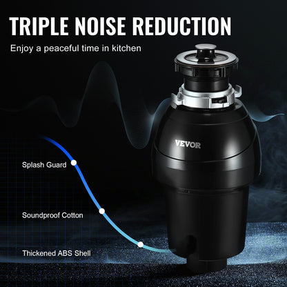 Avfallskvarn 1 hk kontinuerlig matavfallskvarn 3960 varv/min EZ Connect