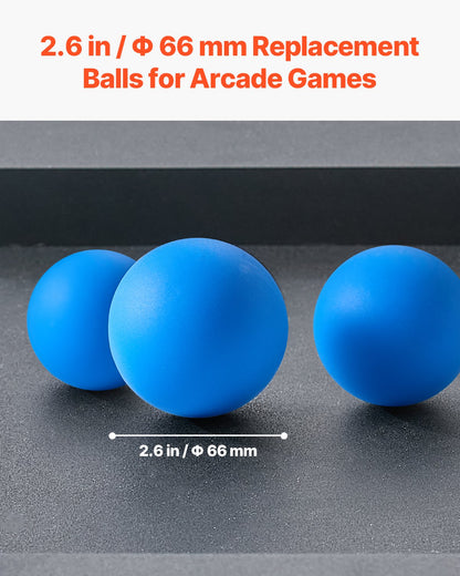 Roll and Score klassisk arkadspelboll, 4-pack ersättningsset, Skee Ball arkadtillbehör för arkadkastbollsspel, perfekt för vuxna barn familj rekreation spelrum utomhusaktiviteter