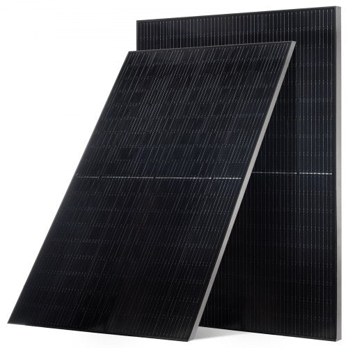 2PCS 400W Monocrystalline Solar Panels, 23% High-Efficiency Mono PV Module with Stable MC4 Output & Aluminum Frame, IP65 Waterproof Solar Panel for Car Boat RV Flat Rooftop Off-Grid Applications