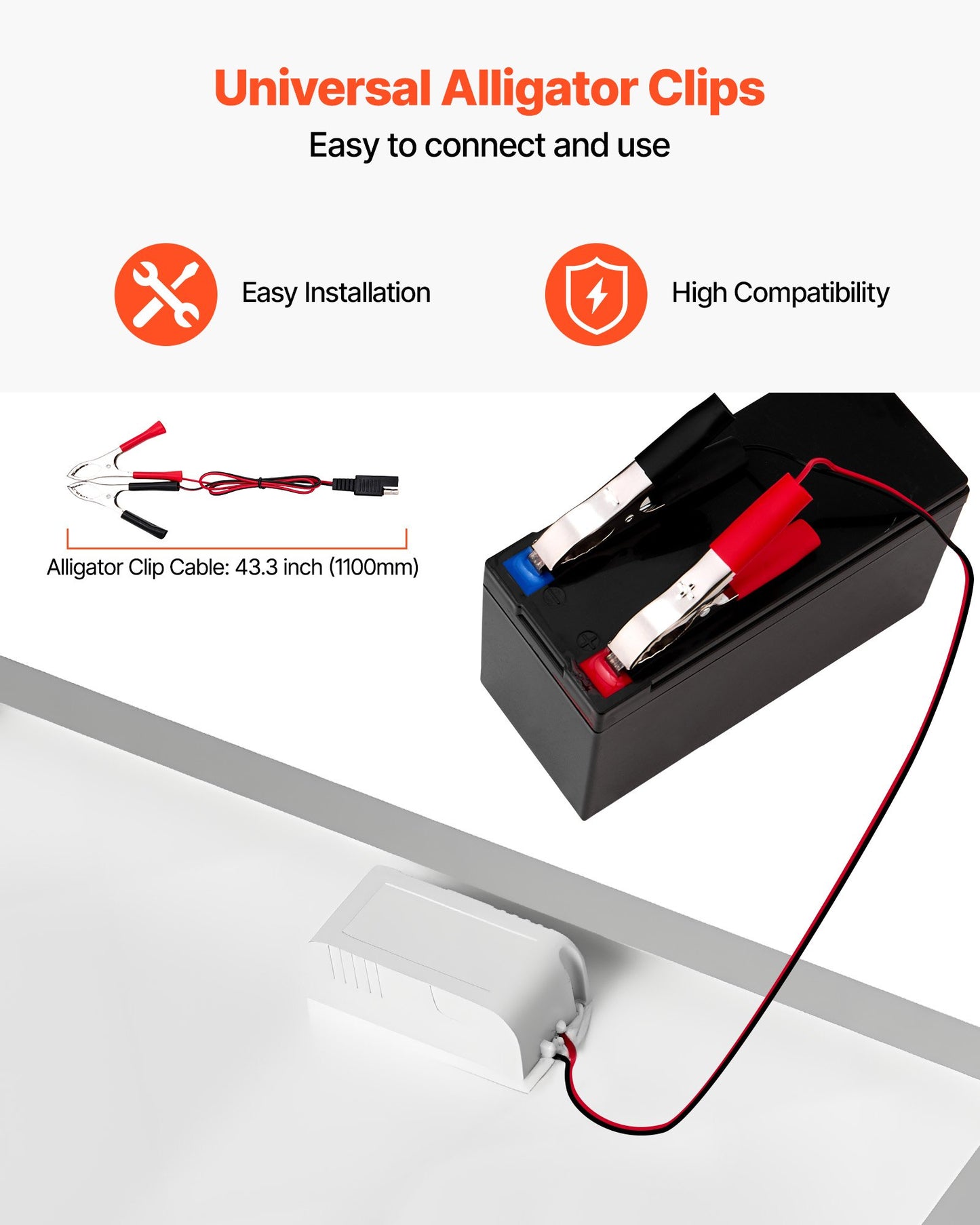 20W 12V Solar Battery Trickle Charger Maintainer, Mono Solar Panel Battery Charger with Built-in MPPT Controller & Adjustable Mount Bracket, IP65 Waterproof for Car Boat RV Trailer House Roof