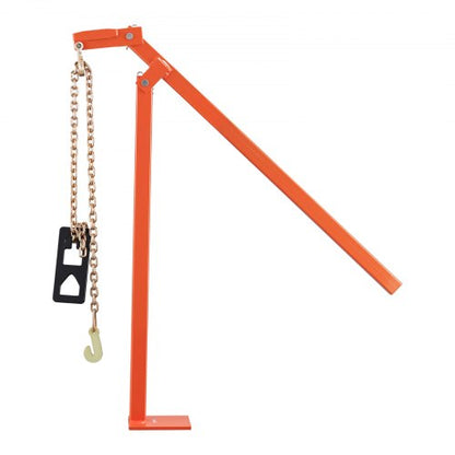 91,4 cm T-stolpsavdragare, kraftiga staketstolpsavdragare med avdragarplatta och 119 cm lyftkedja, arbetsbesparande T-stolpsborttagare för runda staketstolpar, skyltstolpar och trädstubbar