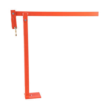 91,4 cm T-stolpsavdragare, kraftiga staketstolpsavdragare med avdragarplatta och 119 cm lyftkedja, arbetsbesparande T-stolpsborttagare för runda staketstolpar, skyltstolpar och trädstubbar