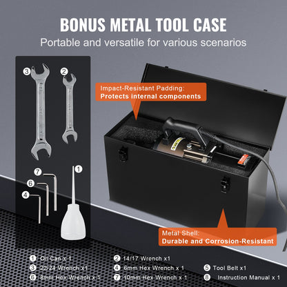 Electric Hydraulic Rebar Cutter, 2300W Portable Rebar Cutter, Cutting up to 1.26 Inch (5-32mm) Rebar within 4.5 Seconds, High Power Steel Rebar Cutter with Oil Can Rich Accessories,Black RC-32