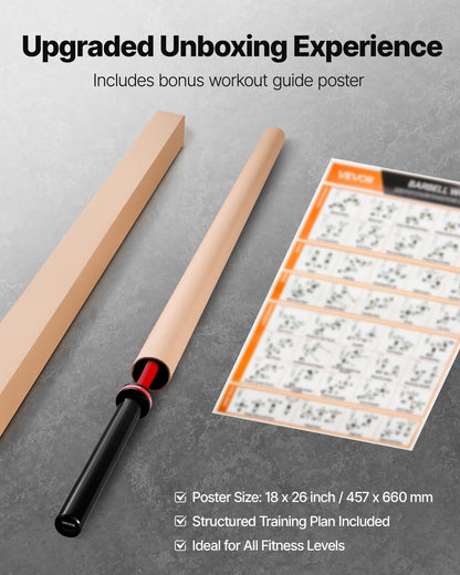 220cm Barbell Bar, Fit 2-Inch Weight Plates, Barbell Bar with Knurled Grip for Strength Training, Weightlifting, Squat, Deadlift, Bench Press, Curl, Overhead Press, 1000lbs/453kg Capacity