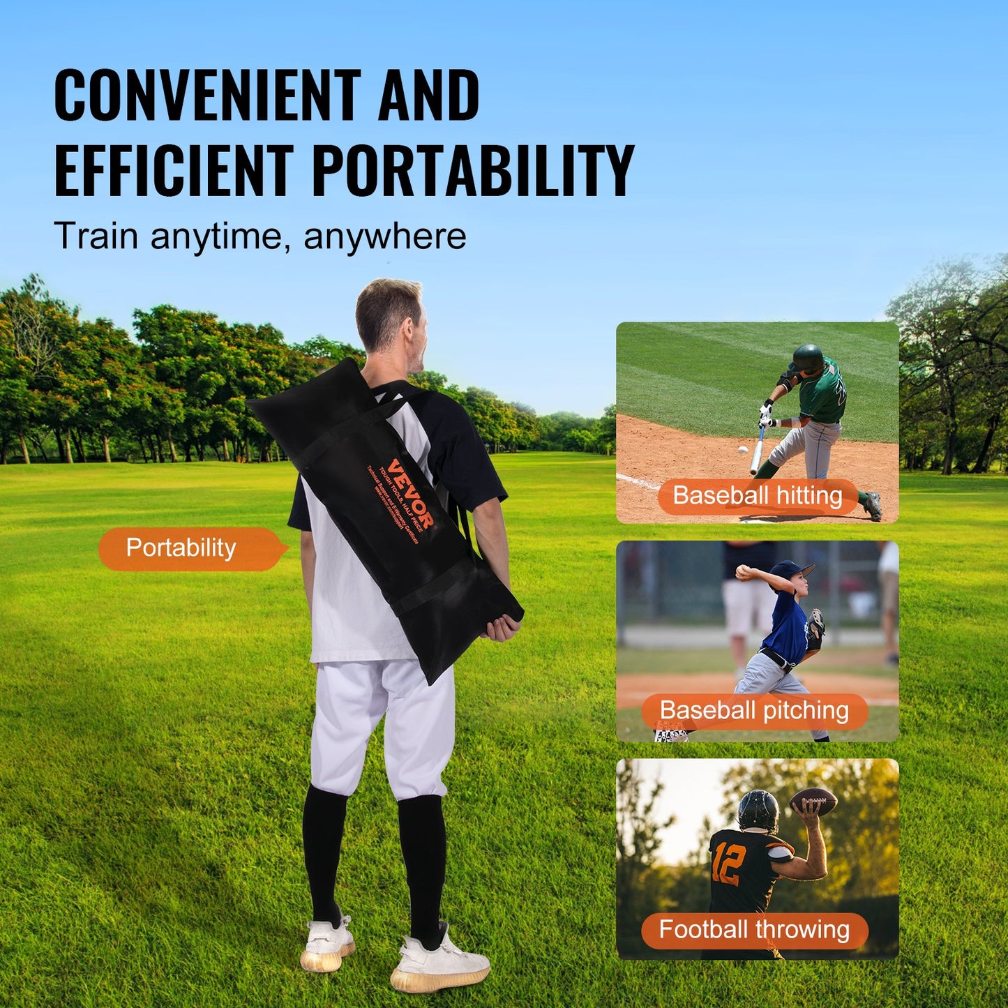 6 x 6 fot fotbollsträningsnät, träningsnät för kastmål med 5 målfickor, knutlöst nät inkluderar bågram och bärbar bärväska, förbättrar quarterbackens kastnoggrannhet, röd