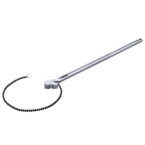 Kedjenyckel, 48 tums kedjerörnyckel, 13,4 tums diameterkapacitet, CRV vändbar rörkopplingsnyckel med höghållfast käft och ergonomiskt handtag, för rörinstallation och bilreparation