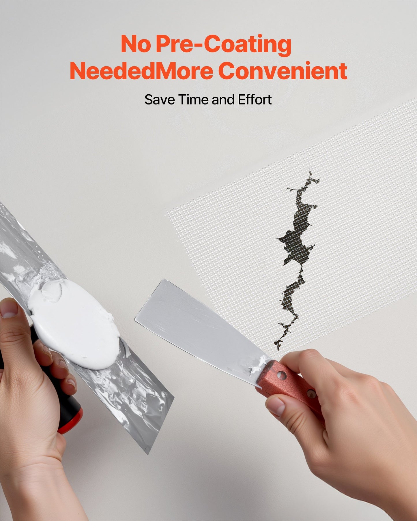 Drywall Mesh Tape, 150mm W x 30m L Self-Adhesive Fiberglass Drywall Joint Tape, 12 Rolls Dry Wall Patch for Easy Sheetrock Ceiling Crack Repair, to Achieve Smooth Even Wall Surface