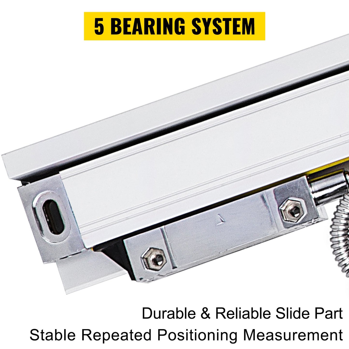 2 precisionslinjära skalor med längderna 250 mm och 1000 mm (10 tum och 40 tum)