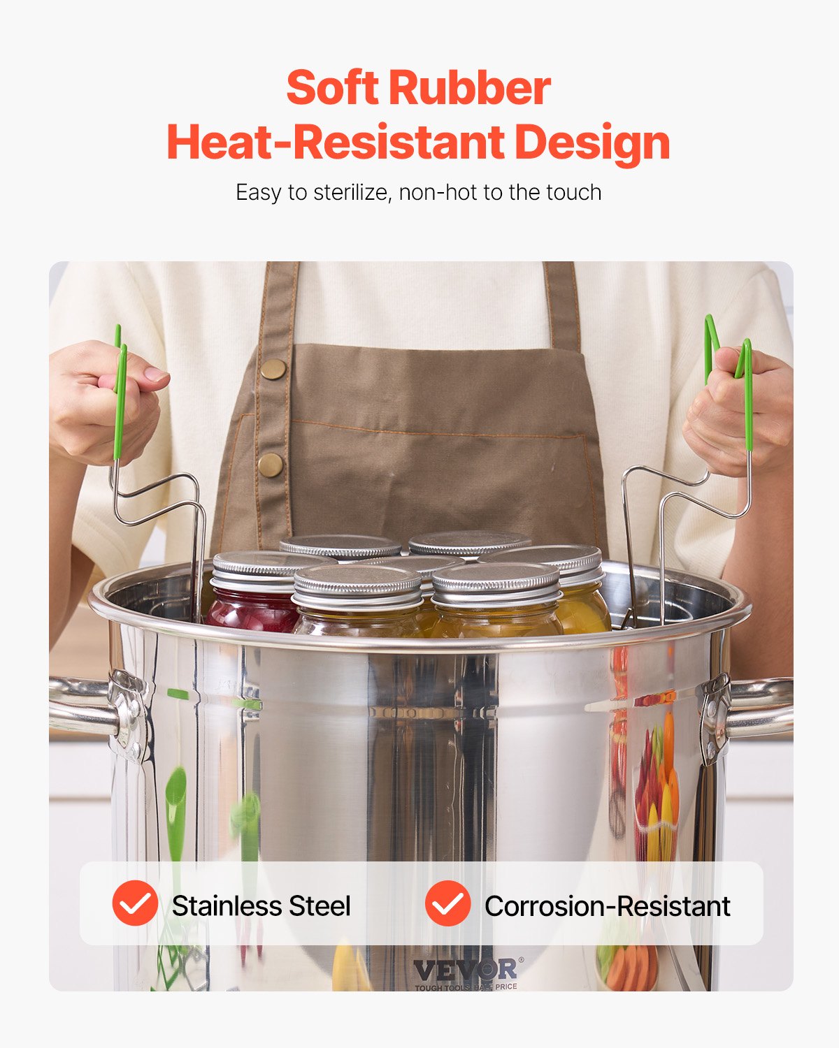 Canning Supplies Starter Kit, 11 Pieces Stainless Steel Water Bath Canning Kit for Beginners, Canning Tools Set: Pot, Rack, Lid, Ladle, Funnel, Tongs, Jar Lifter, Wrench, Measuring Cup