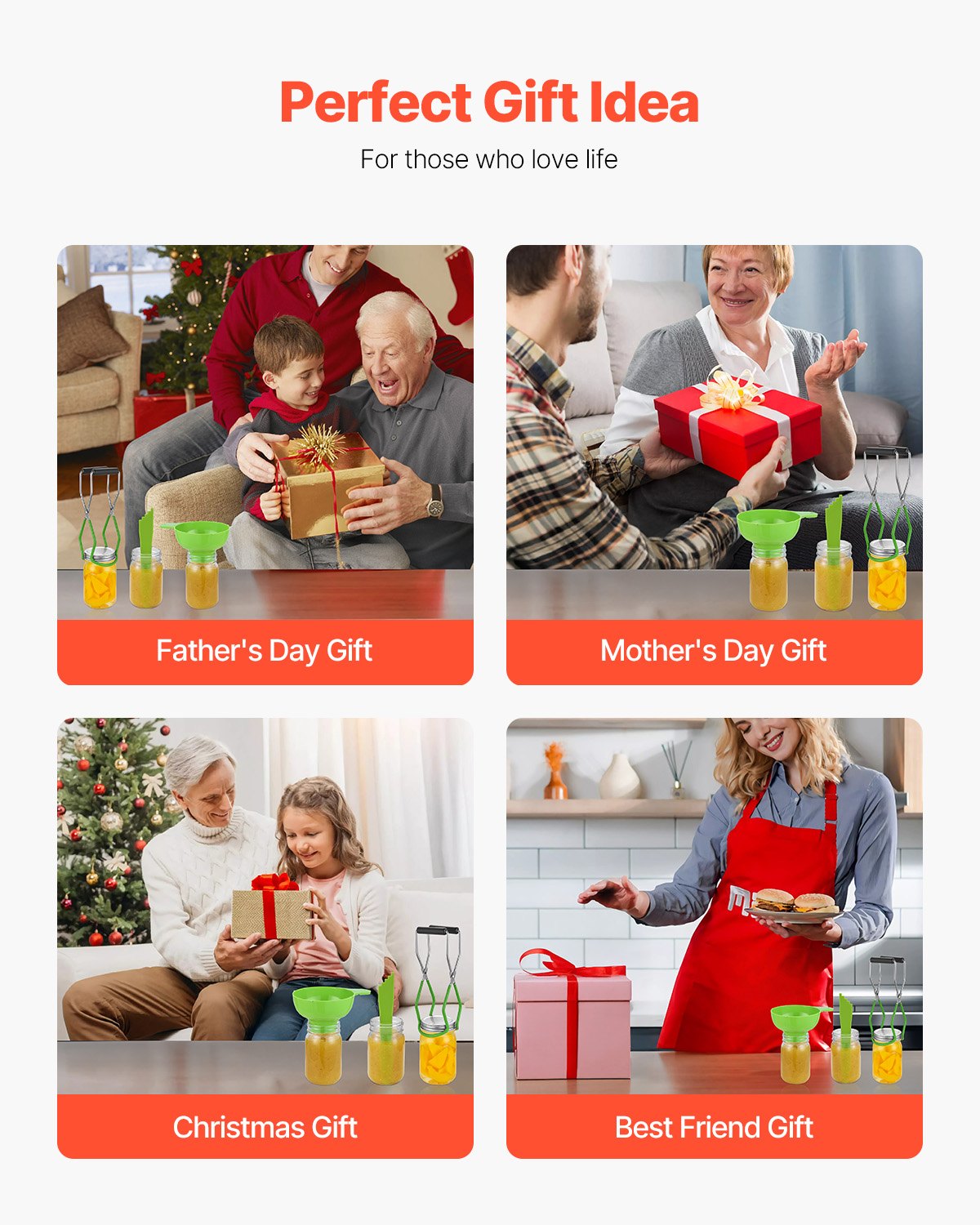 Canning Supplies Starter Kit, 11 Pieces Stainless Steel Water Bath Canning Kit for Beginners, Canning Tools Set: Pot, Rack, Lid, Ladle, Funnel, Tongs, Jar Lifter, Wrench, Measuring Cup