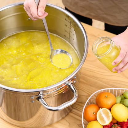 Canning Supplies Starter Kit, 11 Pieces Stainless Steel Water Bath Canning Kit for Beginners, Canning Tools Set: Pot, Rack, Lid, Ladle, Funnel, Tongs, Jar Lifter, Wrench, Measuring Cup