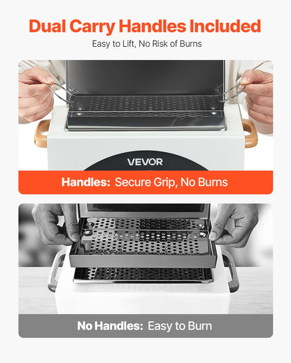 Högtemperaturautoklavmaskin, 2L, 300W högtemperaturrengöringsmaskinlåda med justerbar temperatur och tid, torrvärmeskåp för nagelverktygsrengöring för laboratorier, hem, nagel- och skönhetssalonger