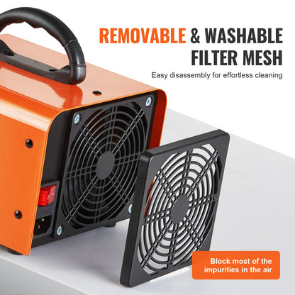 Ozone Generator, 12000mg/h Ozone Machine Odor Remover, High Capacity Commercial/Industrial Ozone Generator Machine, Home Air Ionizers Deodorizer with 0-120 min Time Setting for Rooms, Cars, Pets