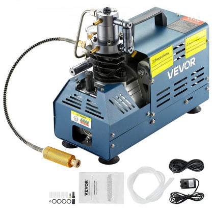High Pressure Compressor, 4500PSI/30MPA/300BAR High Pressure Air Compressor, 1800W 220V Automatic Stop Air Rifle Compressor Suitable for Paintball Air Rifle, PCP Rifle, Air Pistol, Diving Bottle