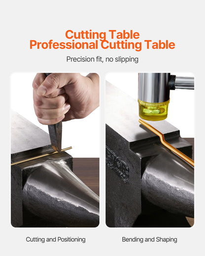 Enkelhornsstäd, 11 kg städ i gjutstål, höghård robust rundhornsstäd för smeder, med stabil bas, metallbearbetningsverktyg för metallbockning, formning, vridning, hantverksprojekt