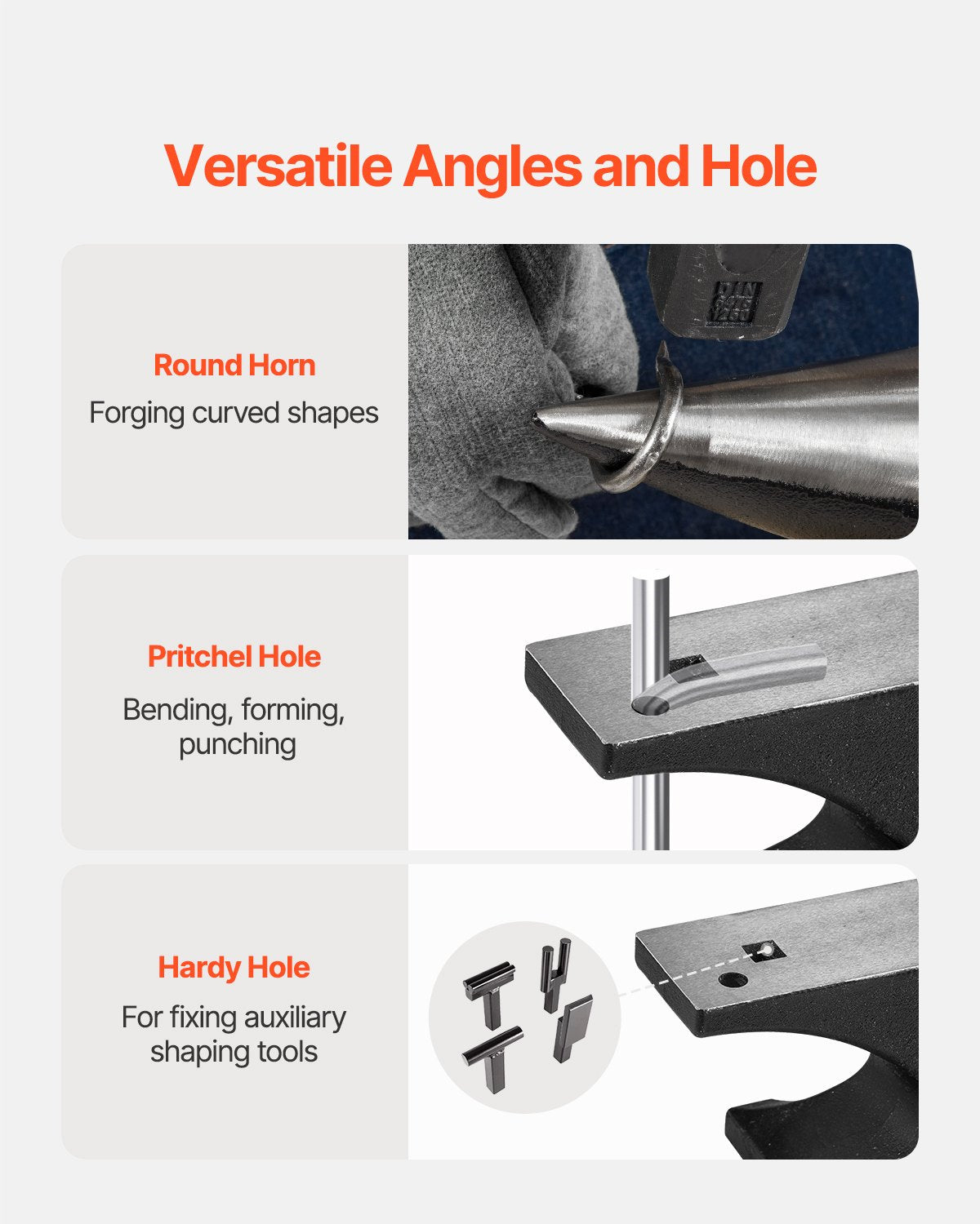 Enkelhornsstäd, 11 kg städ i gjutstål, höghård robust rundhornsstäd för smeder, med stabil bas, metallbearbetningsverktyg för metallbockning, formning, vridning, hantverksprojekt