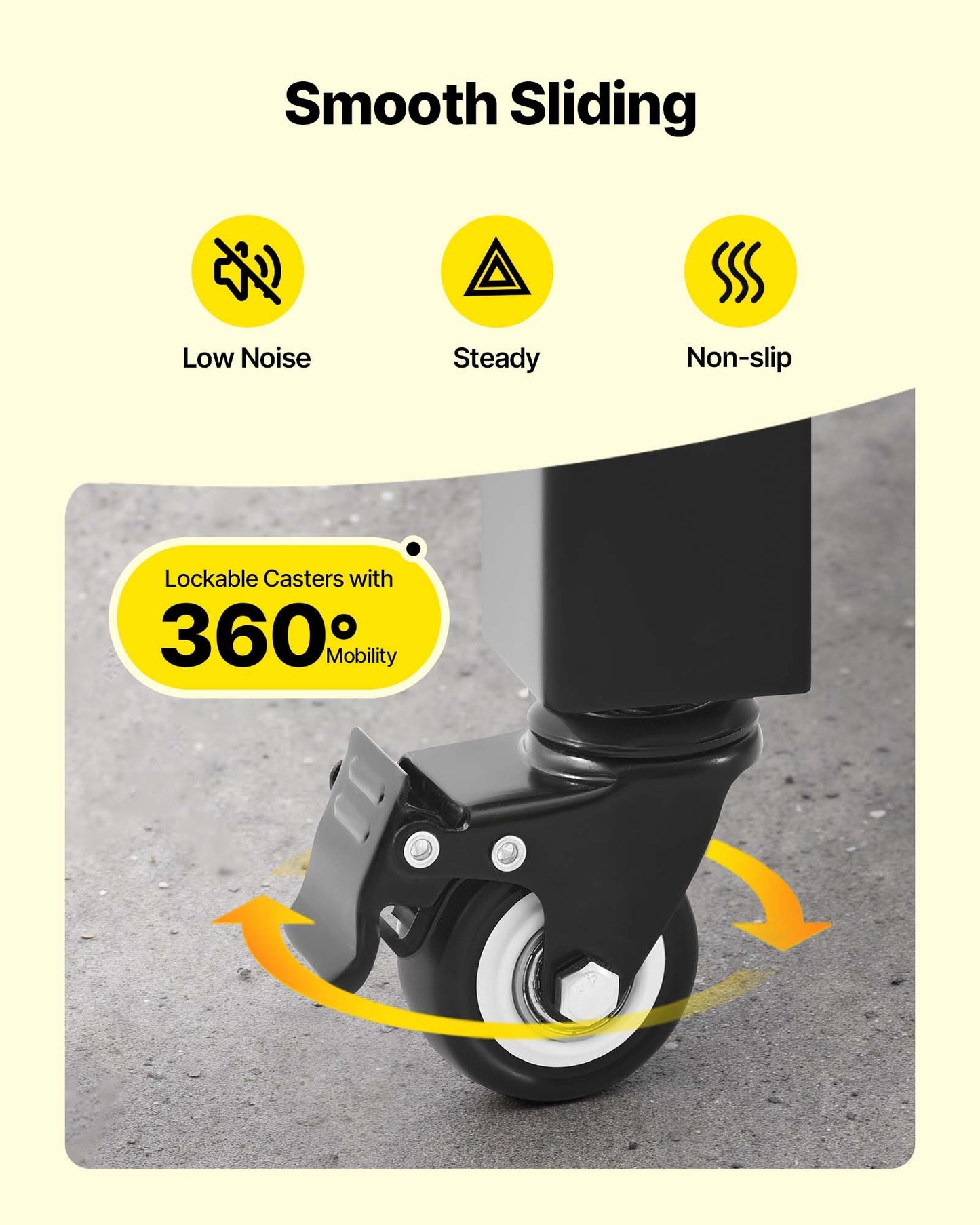 Double Folding Security Gate, Lockable Scissor Gate with 360° Swivel Casters, Outdoor Barricade Steel Retractable Gates, for Entry Security, Garage, Warehouse & Pool, 330 × 160.5 cm (W × H)