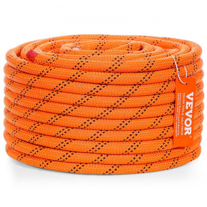 Arborist Tree Climbing Rope Double Braid Polyester 1/2"/1.3 cm x 120'/36.6 m 48-Strand