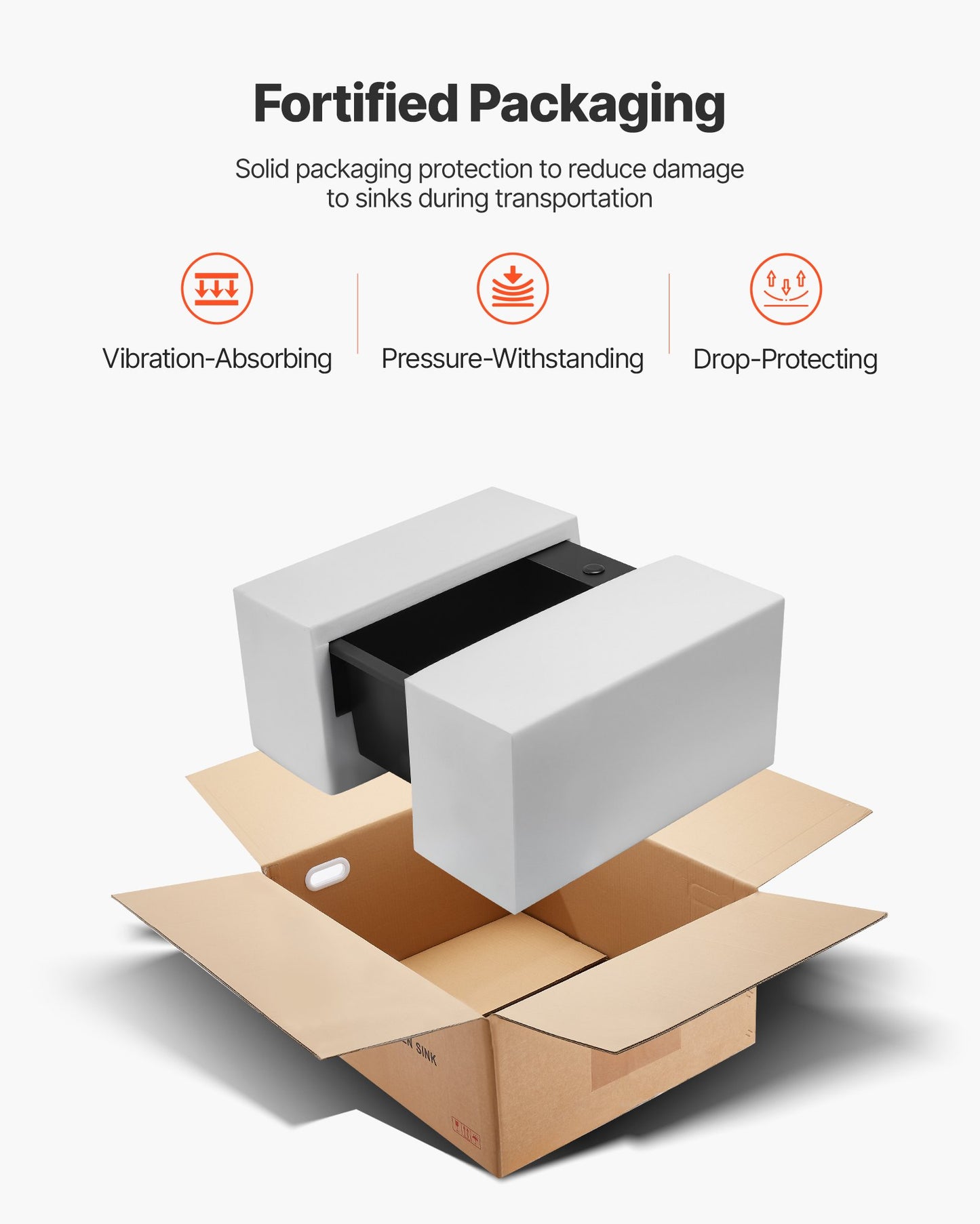 63 cm Kitchen Sink Workstation, Top Mount Granite Sinks, Drop-In Single Bowl Farmhouse Basin with Multiple Accessories, Household Dishwasher Sinks for RV, Prep Kitchen, and Bar (Black)