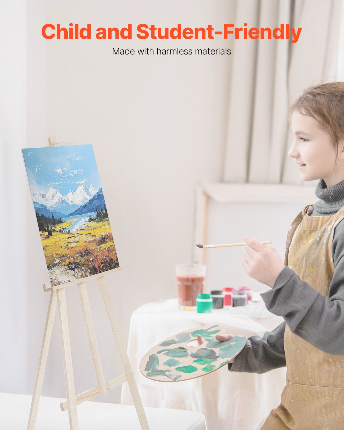 Canvas Boards for Painting, 32 Pack White Painting Canvases Set - 5x7, 8x10, 9x12, 11x14 Painting Canvas Panels for Acrylic and Oil Painting, Watercolor, Paint Canvas for Kids and Professionals