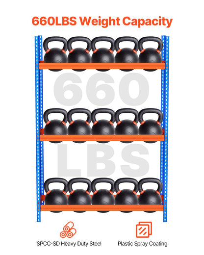 Tire Storage Rack, 3-Shelf Tire Holder Holds up to 18 Standard Tires, SPCC-SD Heavy Duty Metal Tire Carrier Stand with Adjustable Spacing for Garage Workshop, 660LBS Loading Capacity