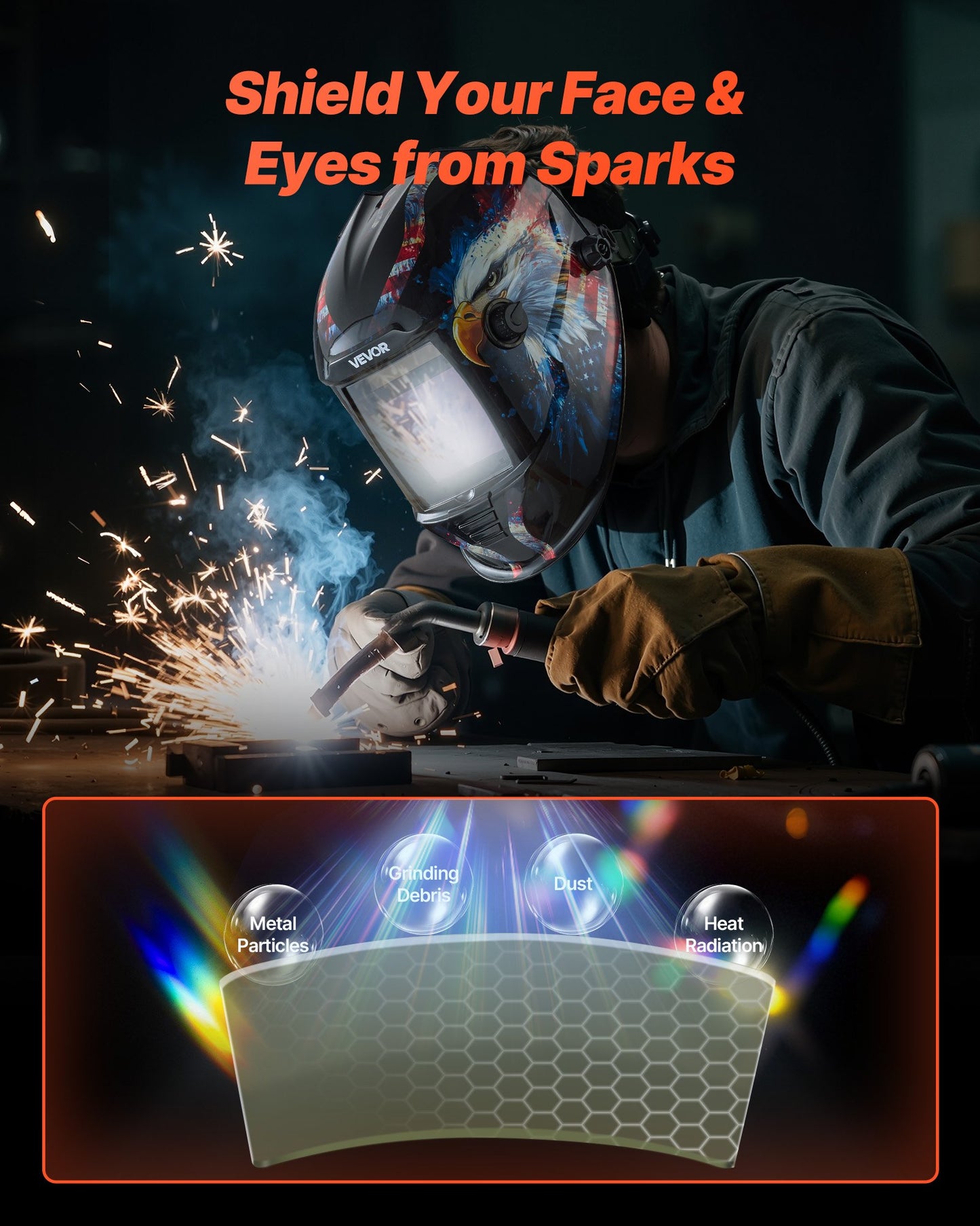 Yttre skyddsglas för svetshjälm, 121 x 118 mm, 20 st. ersättningsglas för utvändig lins, filterskydd, genomskinliga skydd, kompatibel med CRIUS/METIS-seriens automatiskt nedbländande svetshjälmar