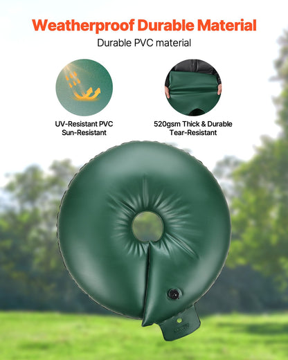 Tree Watering Rings, 4 Pcs 20 Gallons Tree Watering Bags, 6-9 Hours Slow Release, Refillable Planting Water Bags, Water Saving, Heavy Duty Watering System for Shrub Tree Root Drip Irrigation