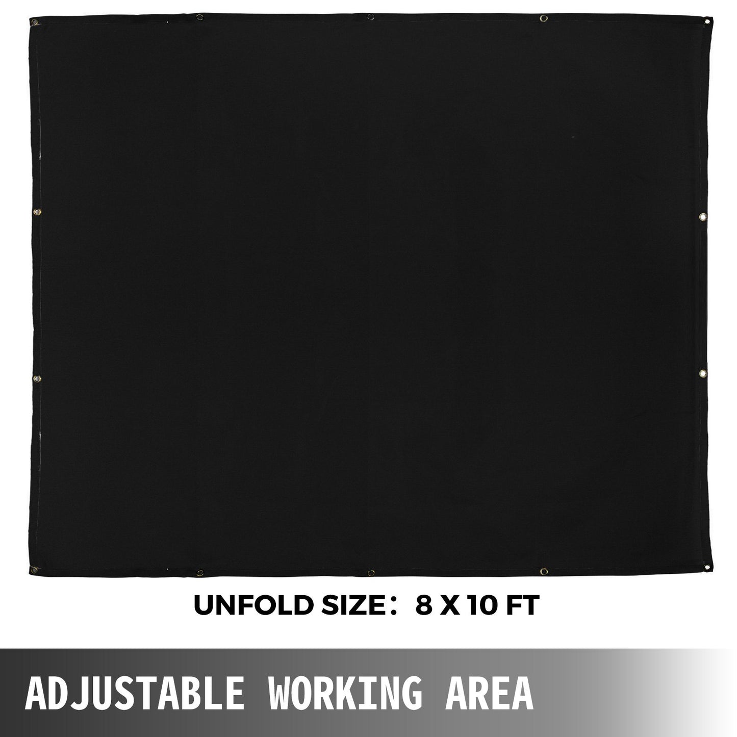 Welding Blanket 2.4x3.05 m Fiberglass Blanket Heavy-Duty Fire Retardant Blanket For Easy Hanging and Protection from Sparks & Splatters