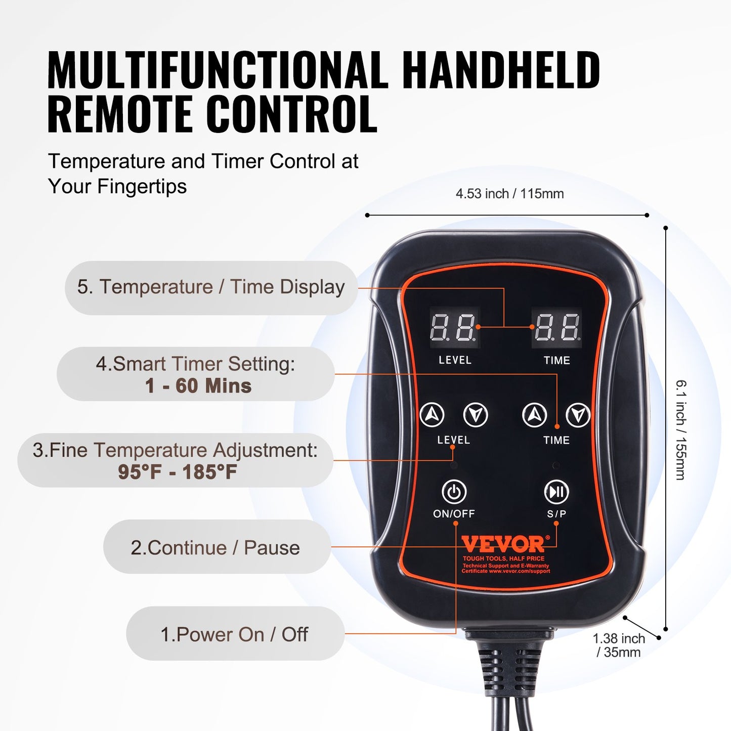 Sauna Blanket for Detoxification, Portable Far Infrared Sauna for Home with Arm Holes for Comfort, 1-6 Level Adjustable Temprature Rannge 35-85°C, 1-60 Minutes Timer, Carbon Fiber Heating