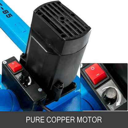 Metal Bandsaw 1000W Vertical Metal Bandsaw 0°-45° Metal Band Saw Band Saw Metal Table Top Bandsaw Table Top Metal Band Saw 85 x 105 mm Cutting Depth for Metal for Cutting Wood Metal Glass Fiber Plastic