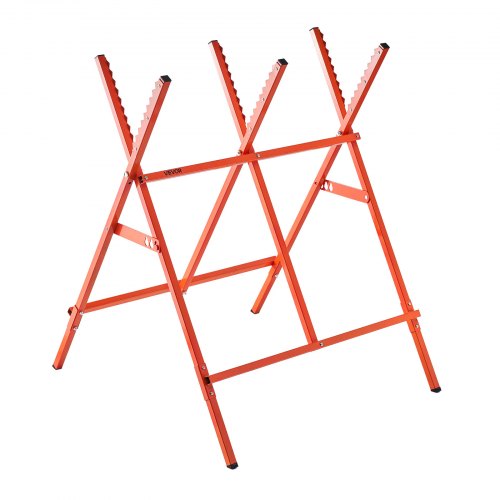 Sågbockar, 2-pack hopfällbara arbetsbockar, 117,9 kg lastkapacitet Sågbock med kraftiga ben, justerbar höjd sågbock med halkfria fotplattor, för träbearbetning, snickare och entreprenörer