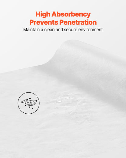 Undersökningsbordspapper, 21" x 225 fot släta barriärrullar (12 st), engångslakansöverdrag för sängbord, perfekt för spa, daghem, läkare, kiropraktorer, undersöknings- och massagebord, vit