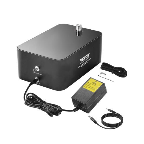 Luftassistans, justerbart luftflöde på 50 l/min, luftassistanspumpsats för laserskärare och gravör, avlägsnar rök och damm, minskar yttemperaturen, skyddar laserlinsen, för lasergravör ≥ 20 W