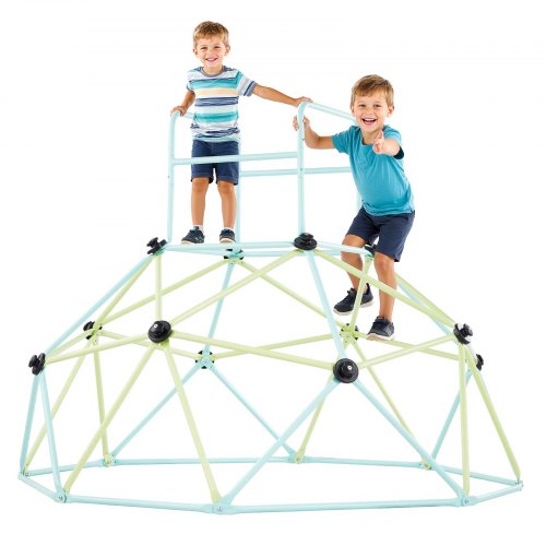 Climbing Dome, 183cm Geometric Dome Climber for Kids, 270kg Loading Indoor/Outdoor Jungle Gym Playground, Easy-Assembly Backyard Climbing Play Equipment for Boys Girls 3 to 10 Years Old