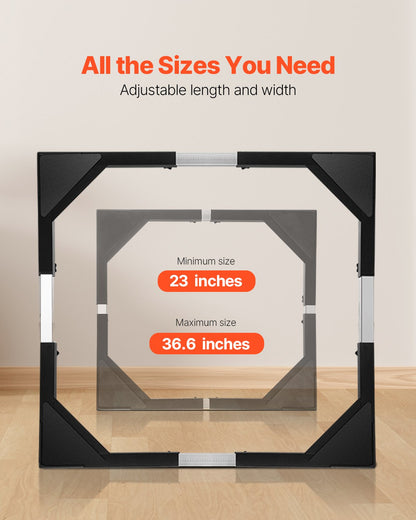 Mobil kylstativ, 1200 lbs lastkapacitet, tvättmaskinstativ med 8 låsbara dubbelhjul och 4 bromsar, 23-36,6 tum justerbar möbelvagn för tvättmaskin, kylskåp och torktumlare