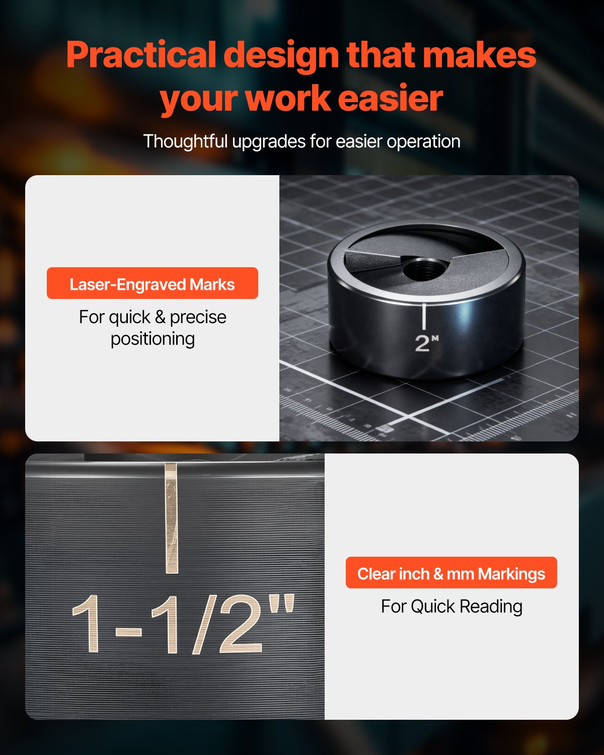 Sats med knockout-stans, 12,7 till 50,8 mm SLUG-Buster spärrhake med knockout-funktion, spärrnyckel med knockout-stanssatser för aluminium, stål, glasfiber, plast, 6 formstorlekar, verktygssats med 40Cr-stål, KO