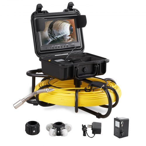 Sewer Camera Pipe Inspection Camera 22.9 cm 720p Screen Pipe Camera 91.4m
