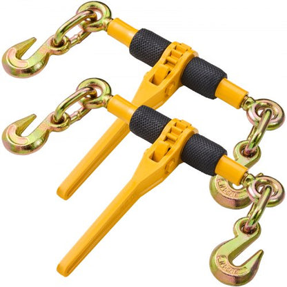 Chain Binder Ratchet Load Binder 6.4mm-7.9mm 1179.3 kg for Tie Down 2 Pack