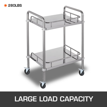 4 Pack 5" Scaffolding Rubber Swivel Caster Wheels with Dual Locking Heavy Duty Casters 1" Solid Round Stem 280LBS Capacity Per Wheel for Warehousing and Industrial Equipment